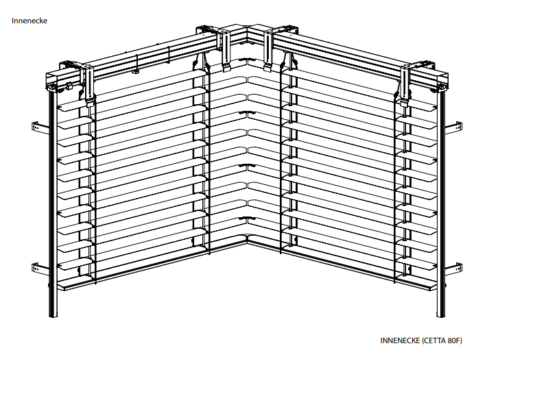 Eckraffstore Innenecke