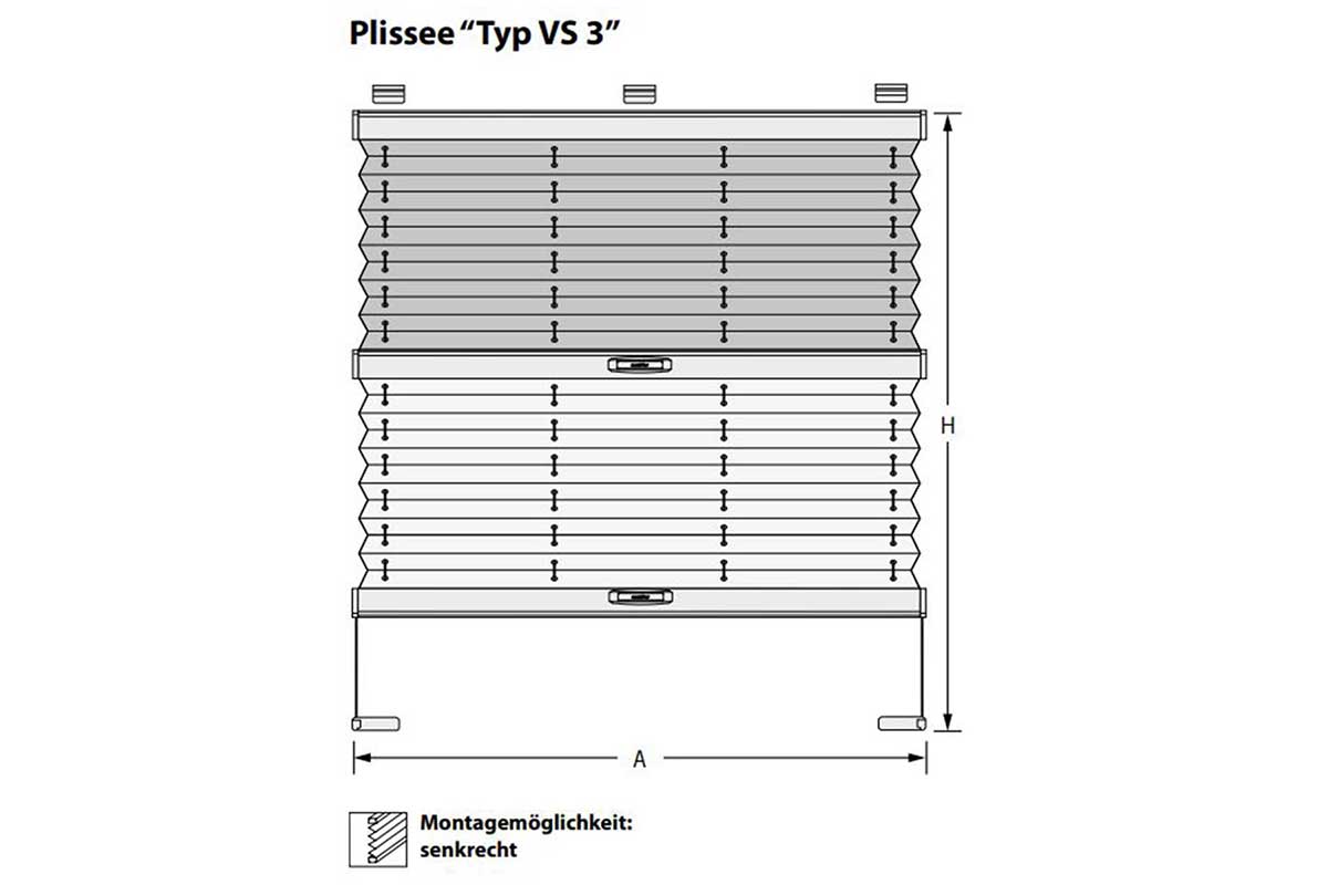 Plissee VS-3