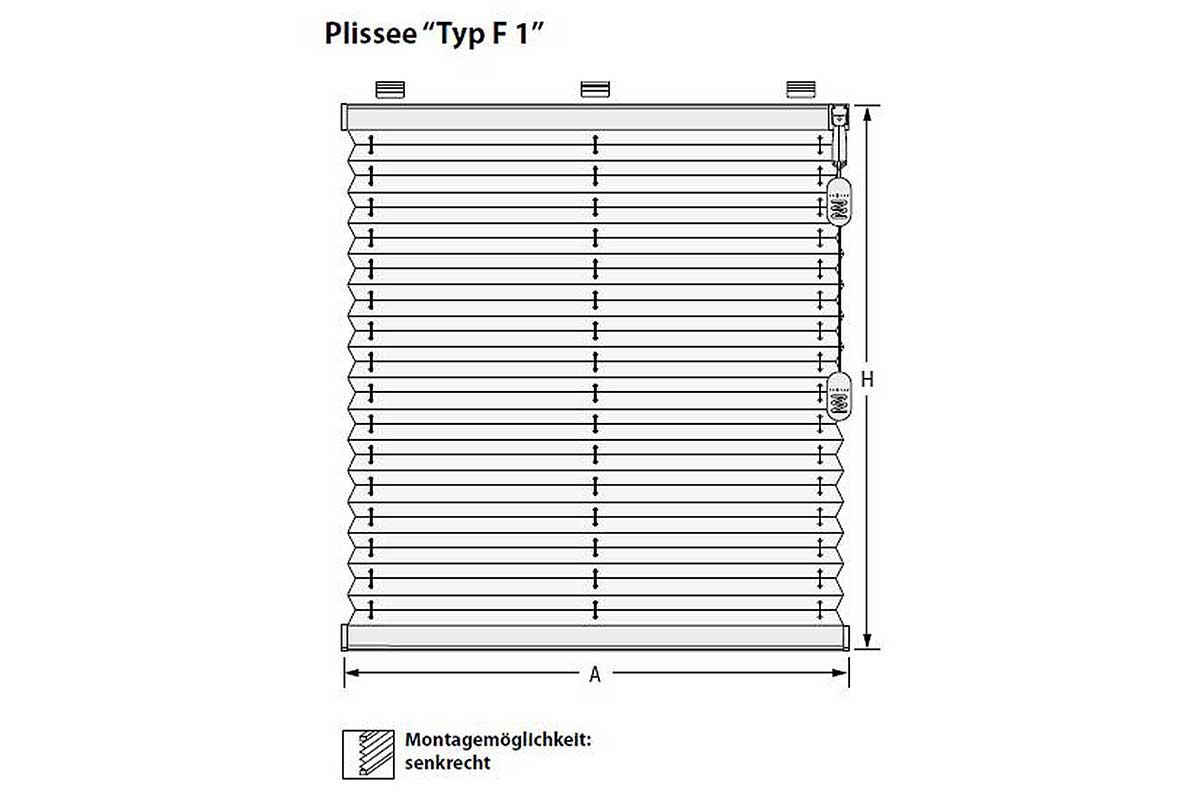 Plissee Typ1